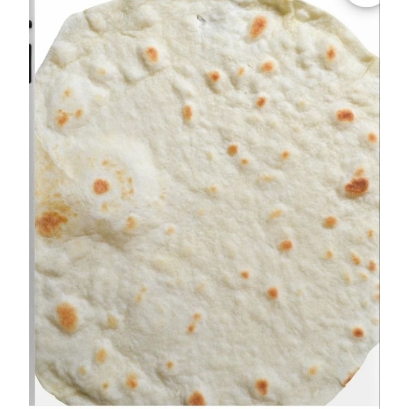 

kulit kebab tortilla style palestina/israel/syria 20cm/8 inch isi 10//isi 10 premium halal lentur tidak mudah robek//standar resto