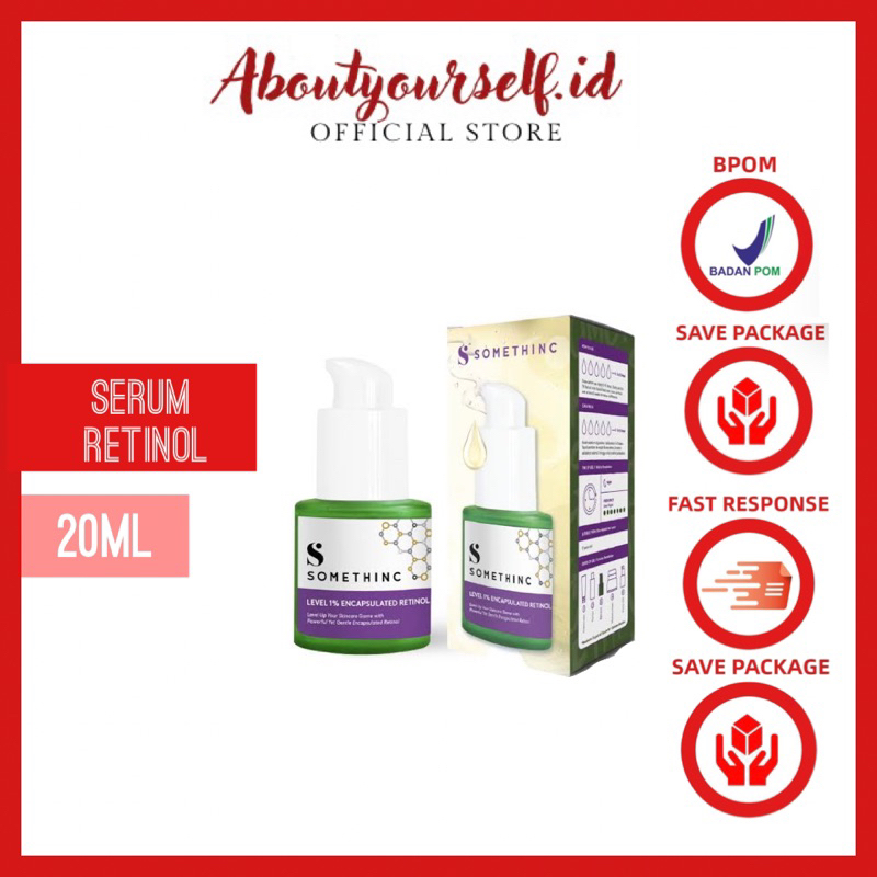 SOMETHINC Level 1% Encapsulated Retinol - Serum Retinol Untuk Pemula - Serum eksfoliasi retinol some