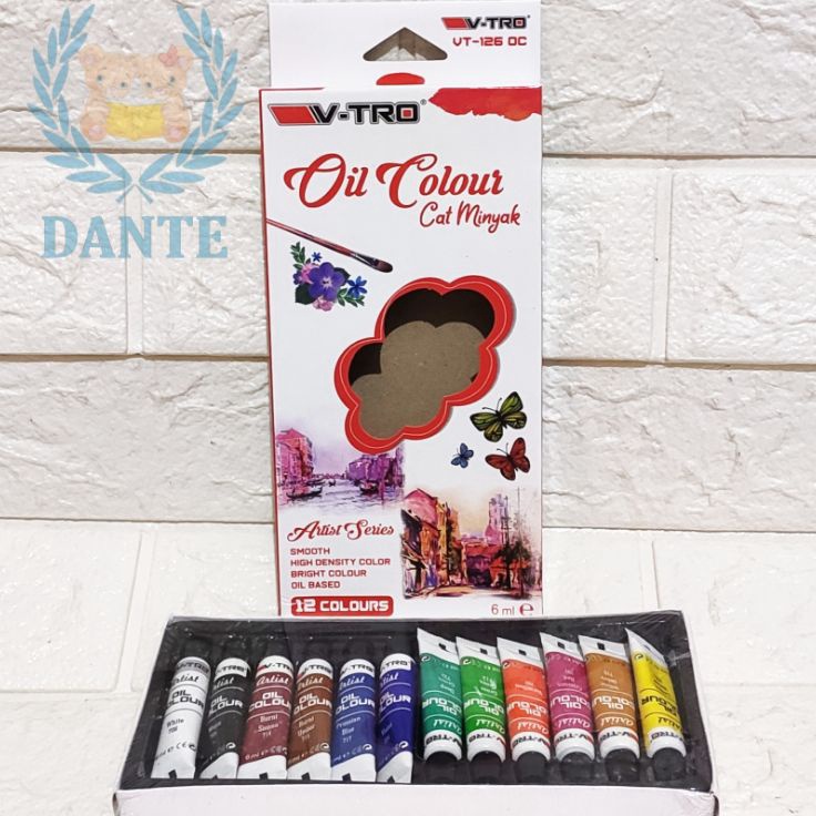 

Sekarang Dikirim CAT MINYAK Oil Colour VTro 12 Warna