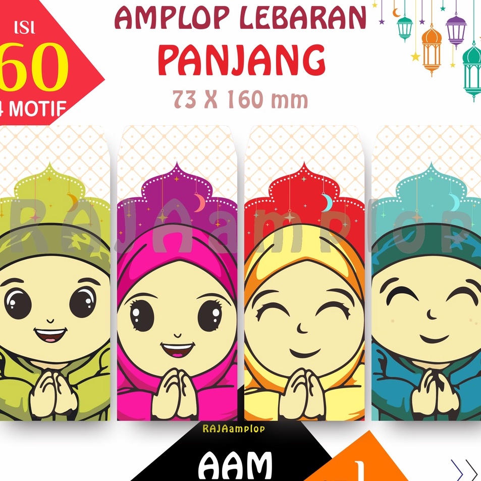 

Fast Respon ProMo RAJA Amplop Paket 6 lbr KIDSAAM Angpao Lebaran Idul Fitri BESAR