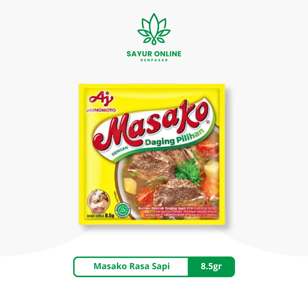 

Masako Rasa Sapi 8.5gr - Sayur Online Denpasar