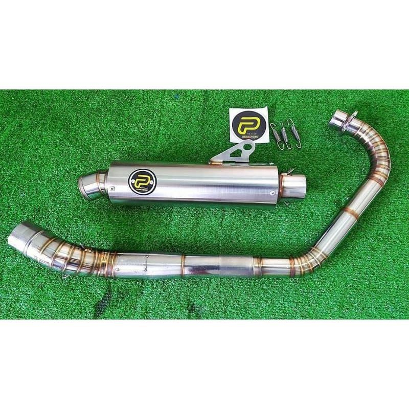 Knalpot CB TIGER MP GL Leher Cacing Pekajaman Muffler