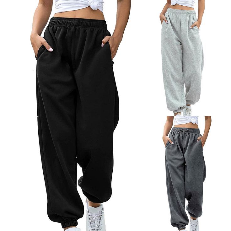 Celana Jogger Sweatpants Unisex Casual Wanita Pria Premium | Celana Jogger Polos Korea Style Panjang