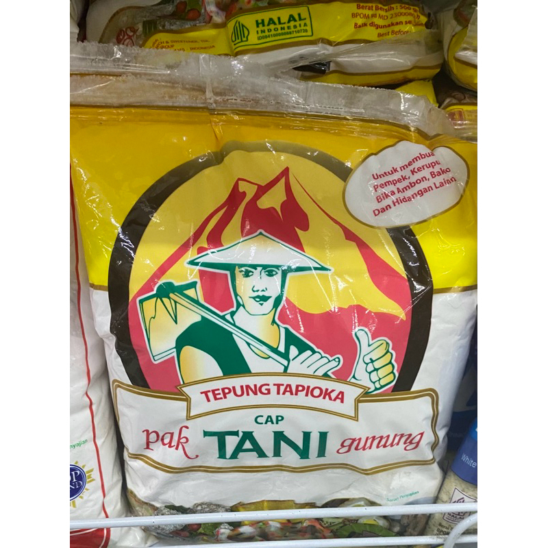 

Tepung Tapioka cap Pak Tani Gunung // Tepung Murah