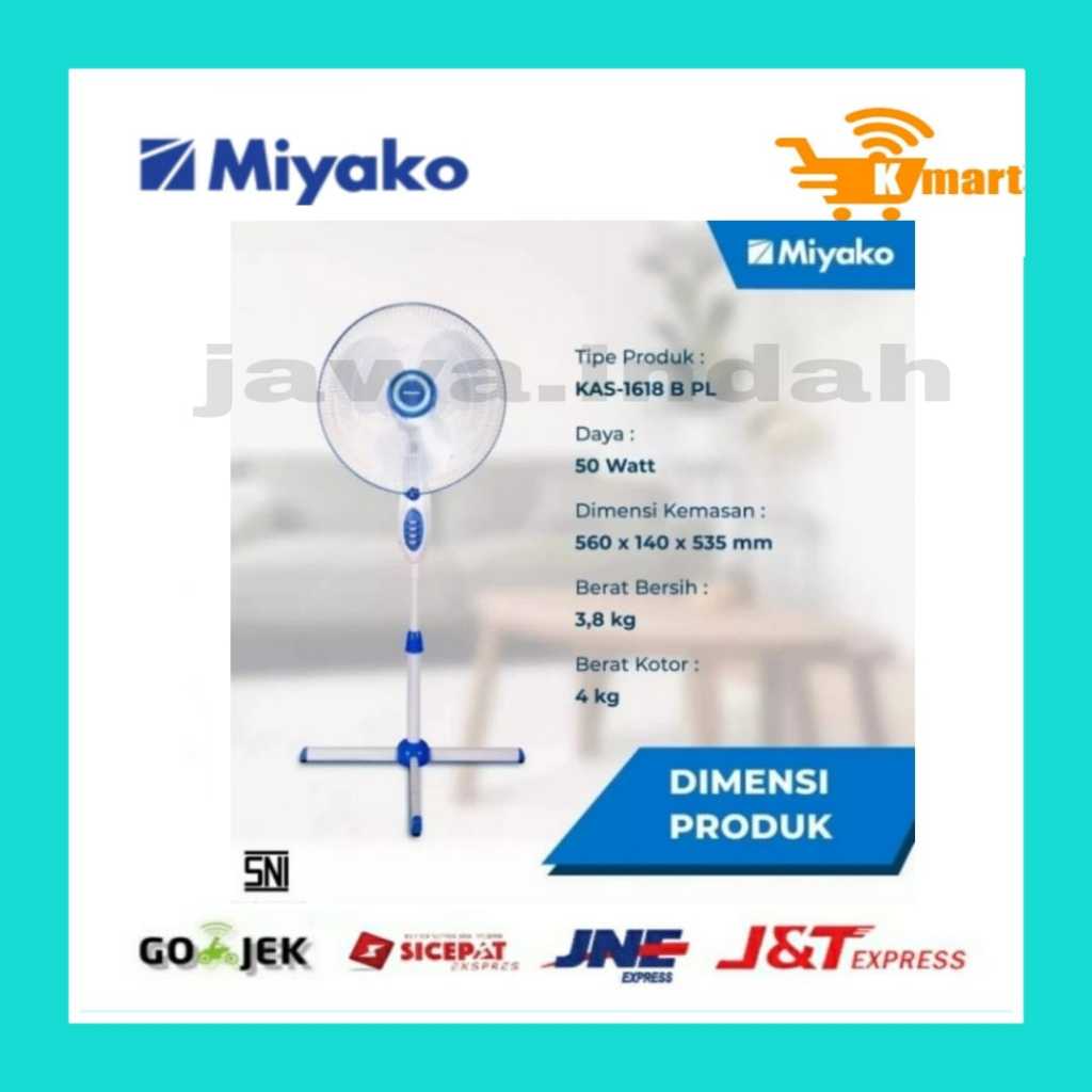 MIYAKO KIPAS ANGIN SILANG KAS-1618 BPL