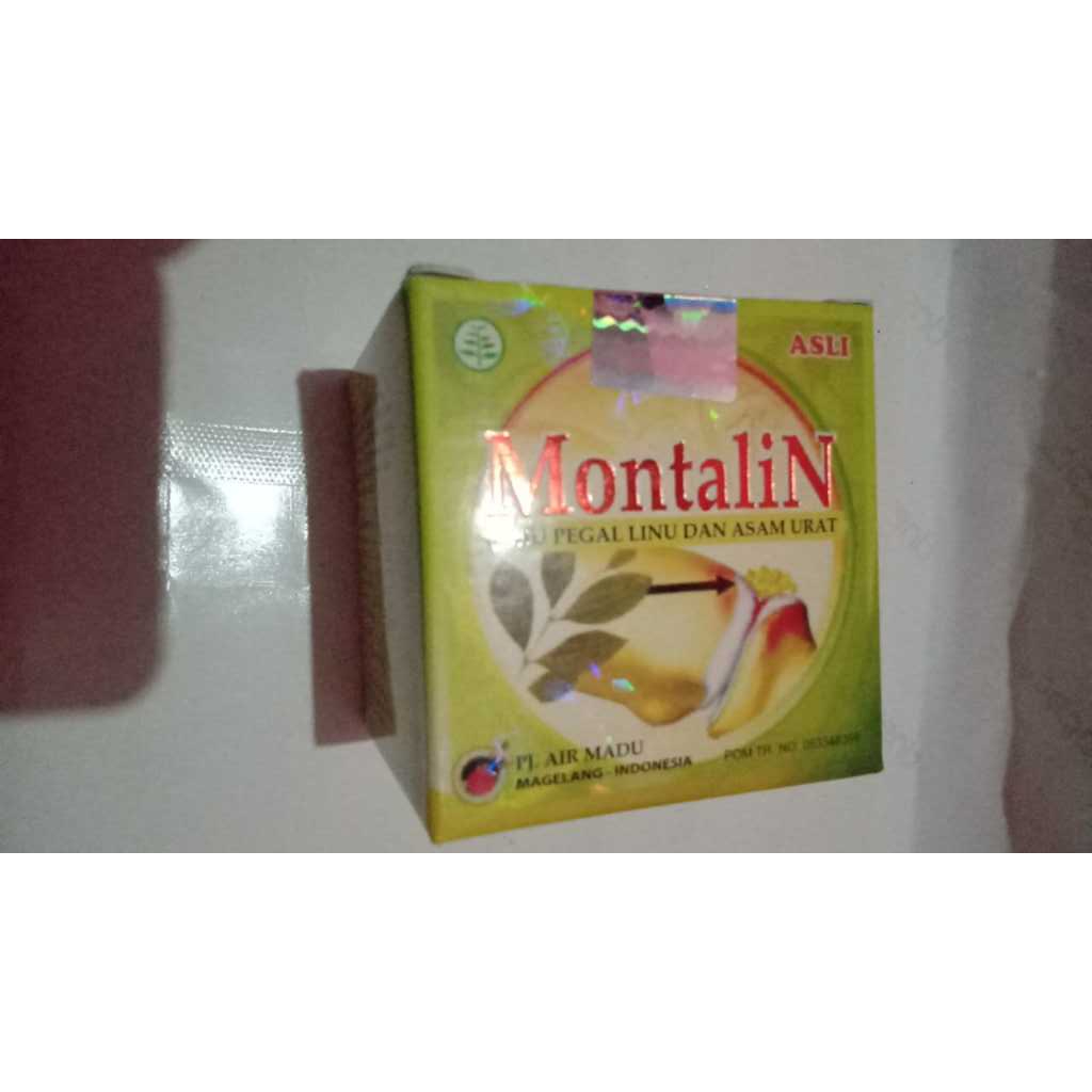 

isi kemasan 1 pack 10 sachet × 4 kpsl aturan minum: *minum secara teratur 2 kpsl *minum bila parah 2x2 kpsl per hari (montaline)