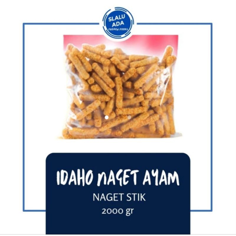

Nugget ayam idaho stick berat 2 Kg