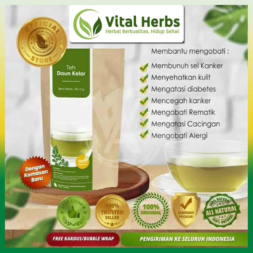 

Vital Herbs - Teh Celup Daun Kelor : 100% Organik Anti-Kanker