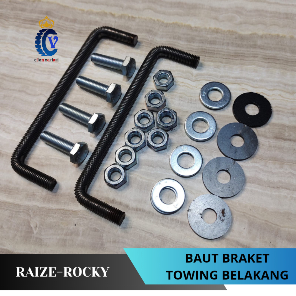 Baut Braket Towing Pengaman Bumper Belakang Mobil Raize Rocky