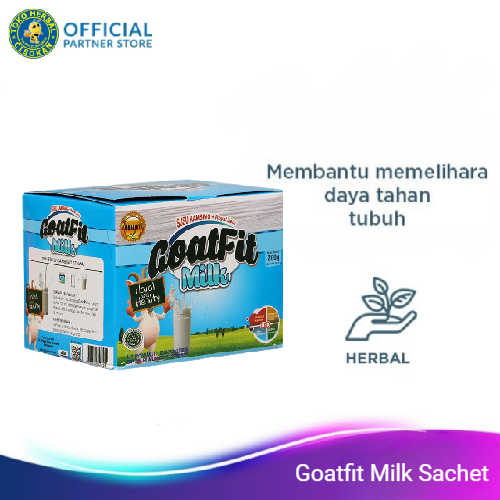 

Goatfit Milk Sachet Susu Kambing Etawa Full Cream Rasa Original