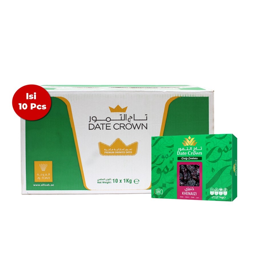 

Kurma Date Crown Khenaizi 1 kg - 1 Dus (isi 10 pcs)