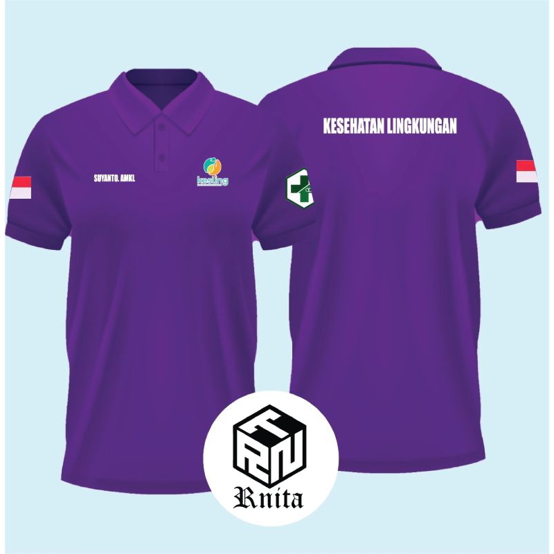 KAOS KERAH MODEL POLO-LINGKUNGAN KESEHATAN-BAJU TANGAN PENDEK DAN TANGAN PANJANG