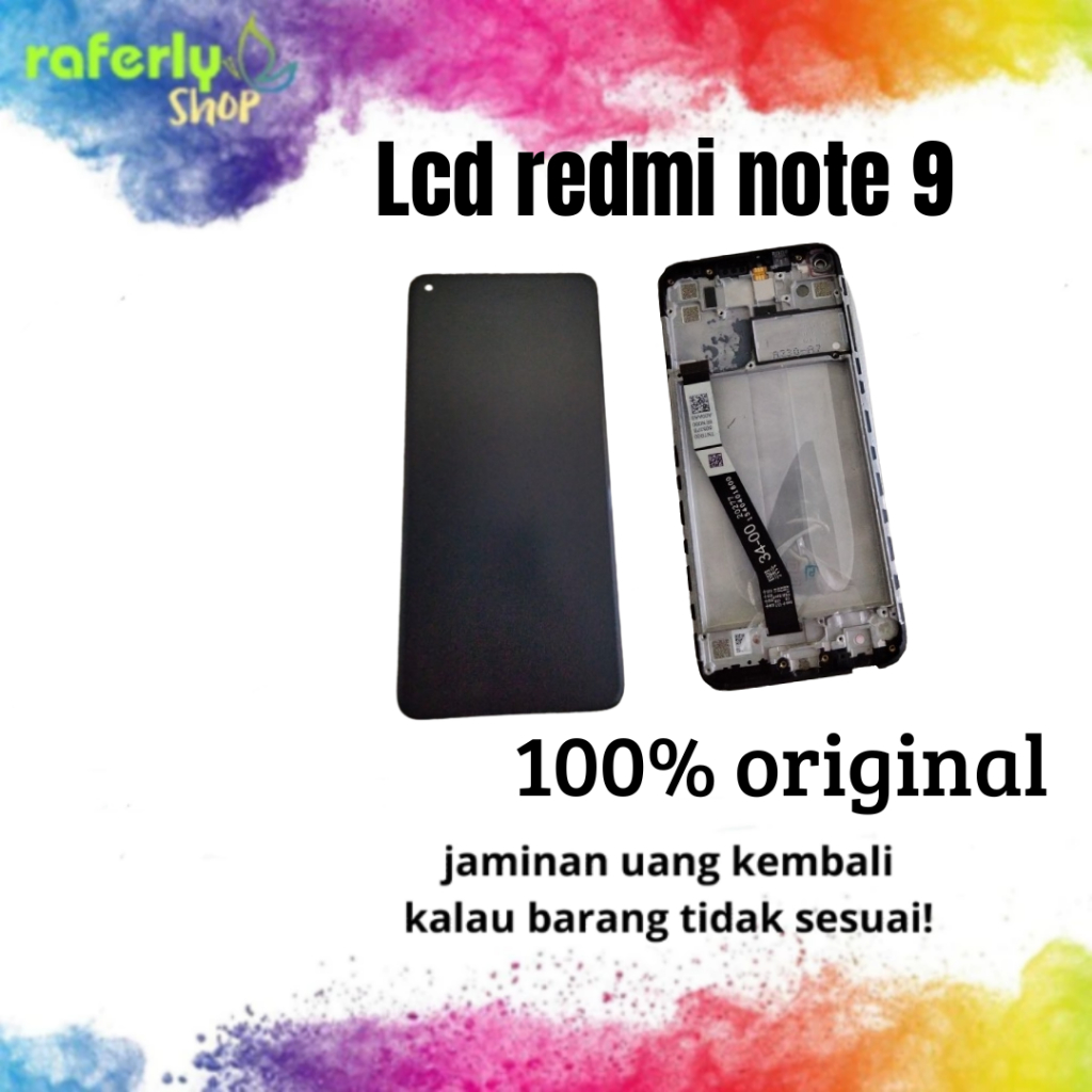 LCD redmi note 9 copotan Original