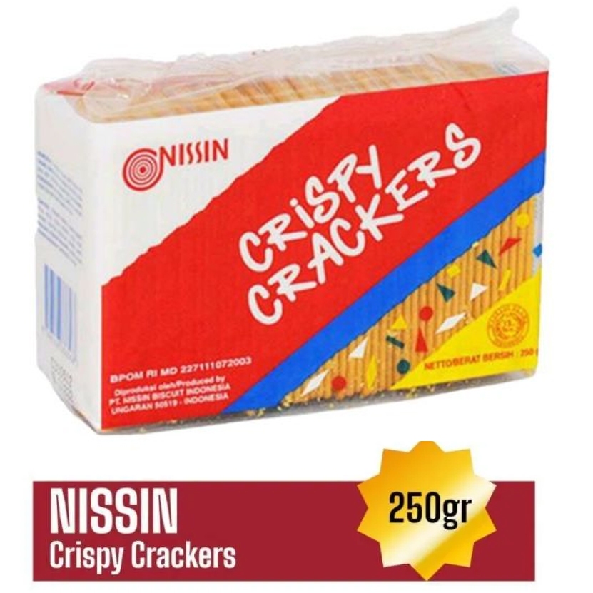 

Biskuit Nissin Crispy Crackers 250g 250 gram