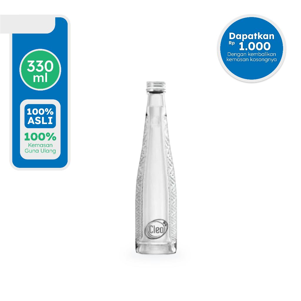 

Cleo Glass Mineral Water 330 ml