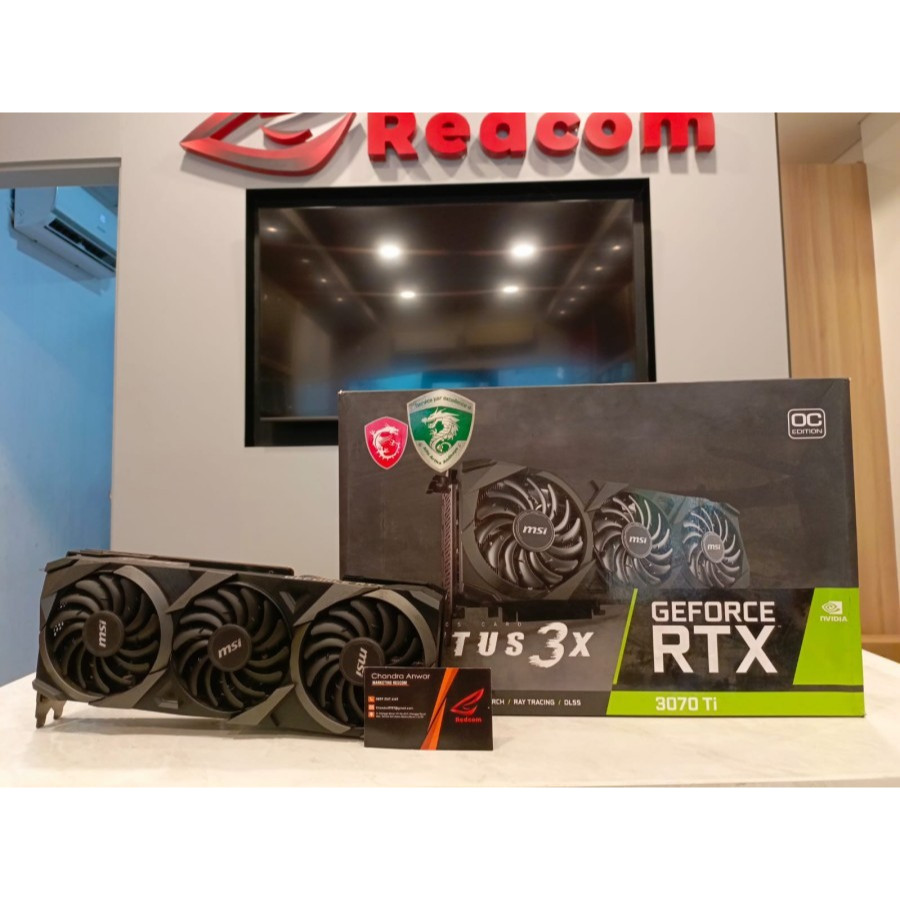 VGA NVDIA MSI GEFORCE RTX 3070Ti / RTX 3070 TI VENTUS 3X OC 8GB DDR6X 256BIT