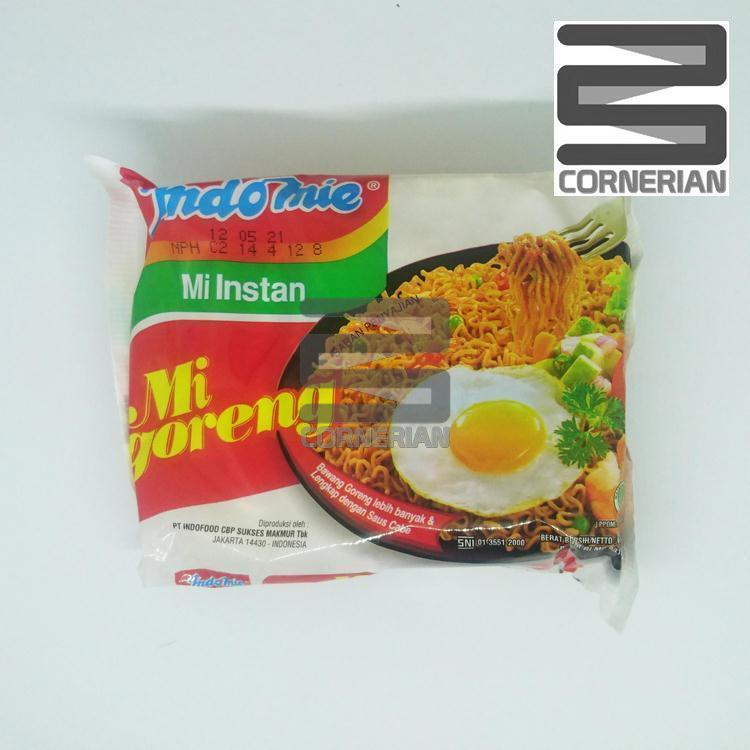 

[ CORNERIAN ] Indomie Goreng 85 Gram Mie Instan Enak Gurih Asin Manis Pedas Indofood Pasta Halal MUI