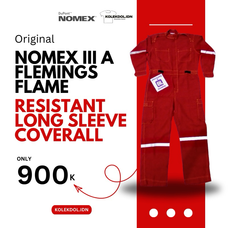 Original - Nomex III A Flemings Flame-resistant Long Sleeve Coverall