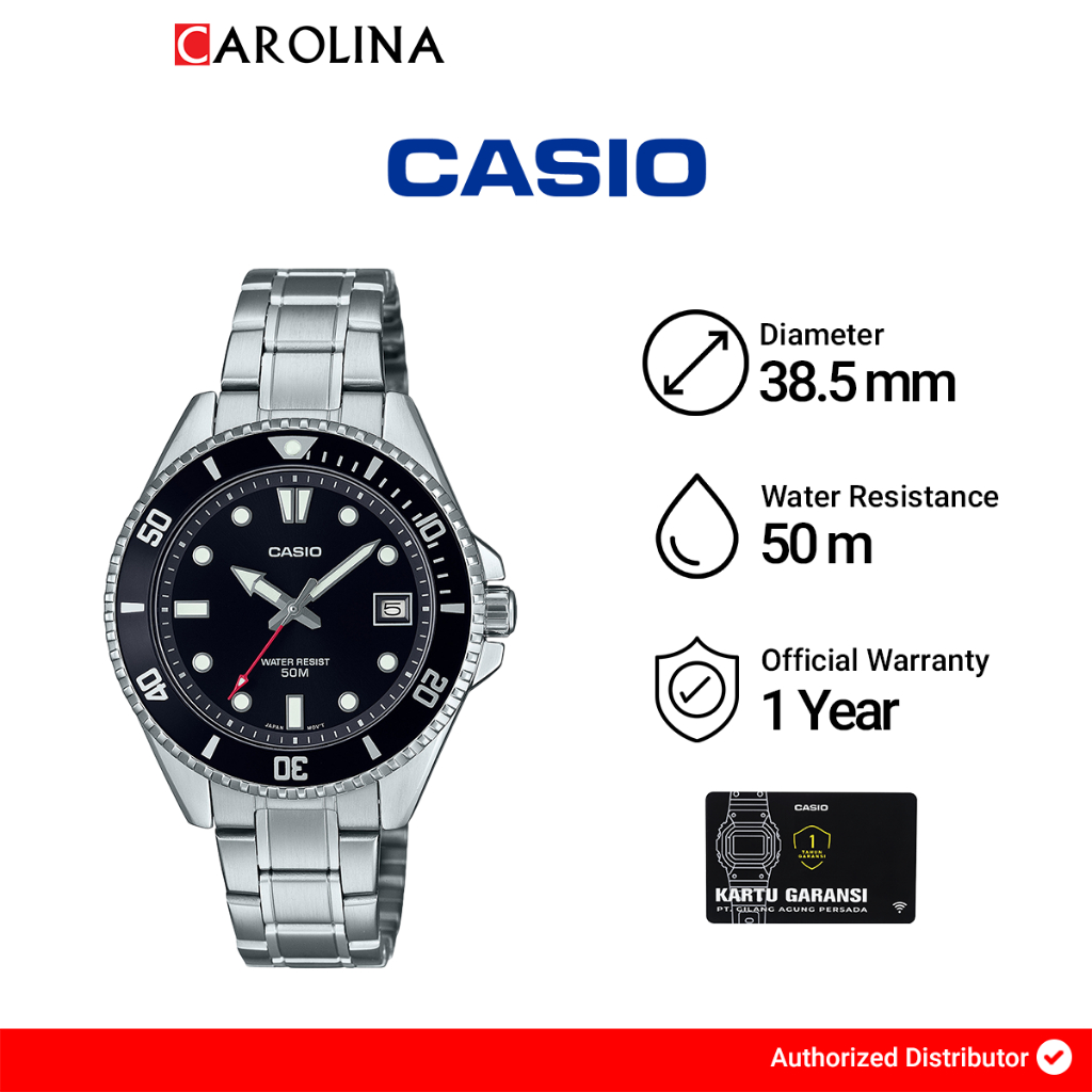 Jam Tangan Pria Casio MDV-10D-1A1