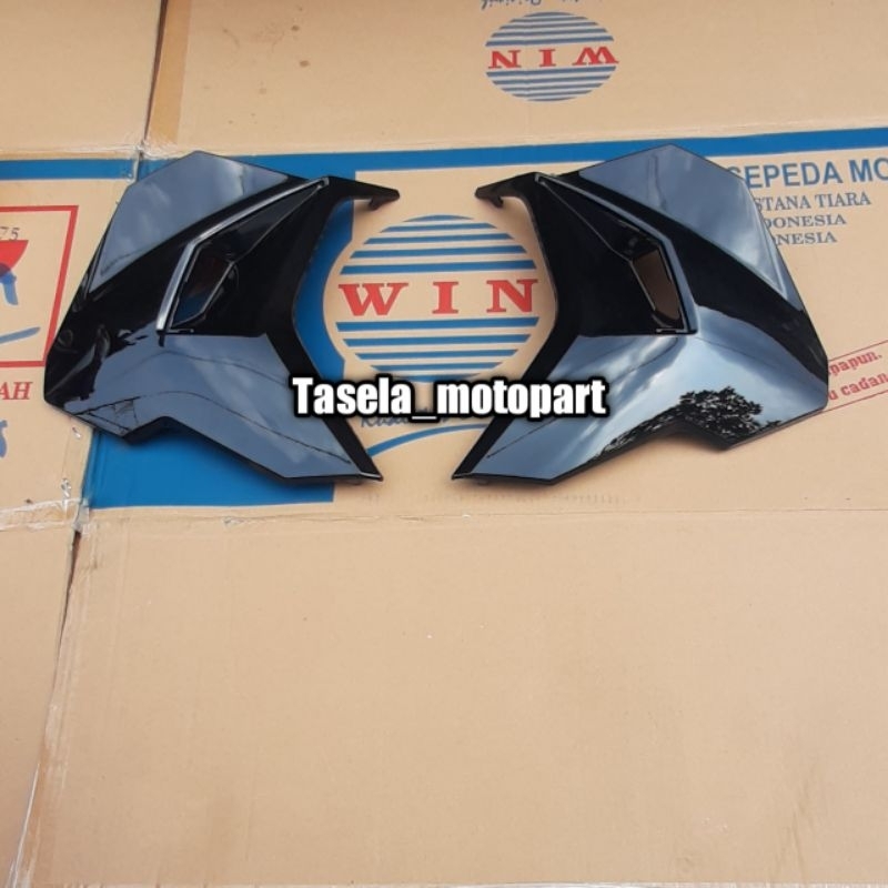 Cover front sayap body depan samping vario 125 new hitam 2023 K2V