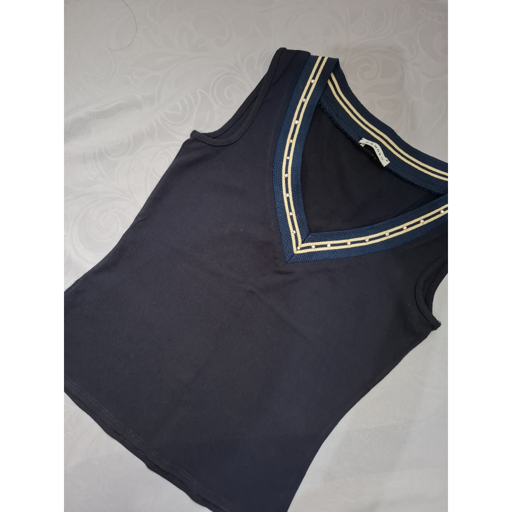 Preloved vest biru navy/tua