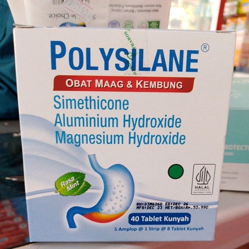Polysilane tablet kunyah