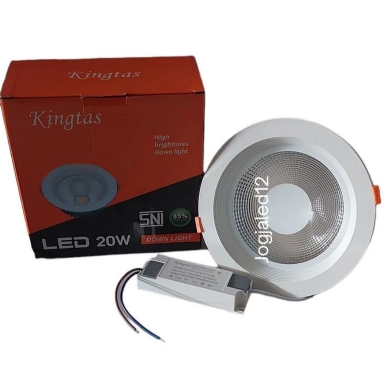 Lampu LED Downlight Kingtas COB 20 Watt