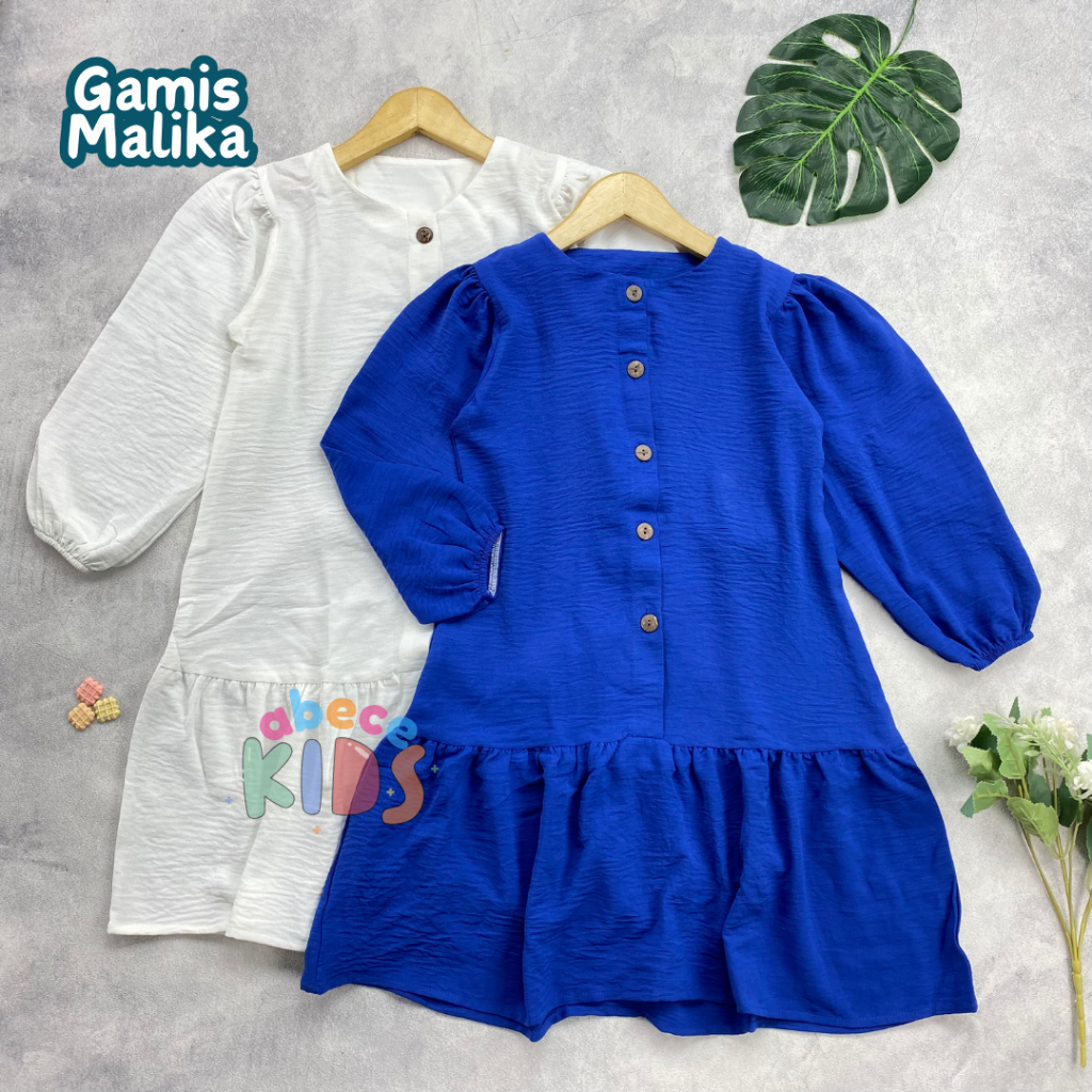Abece GAMIS COUPLE MALIKA GAMIS IBU DAN ANAK BAJU MUSLIM ANAK PEREMPUAN V2