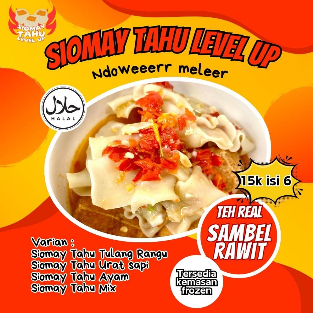 

SIOMAY TAHU LEVEL UP - SIOMAY TAHU ACI KUAH PEDAS GURIH MANTAP