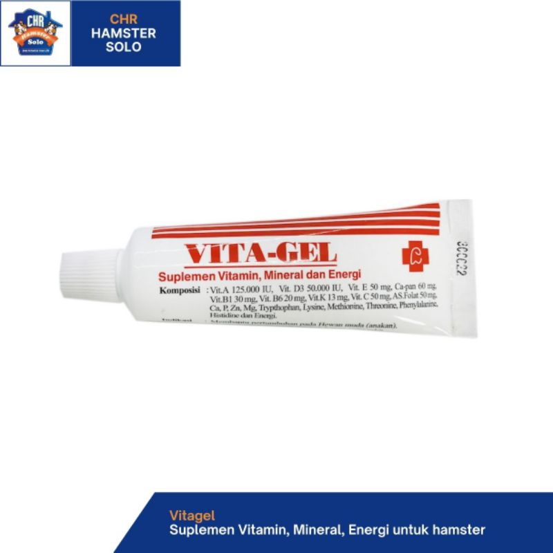Vitagel Hamster Kucing Vitamin Hamster