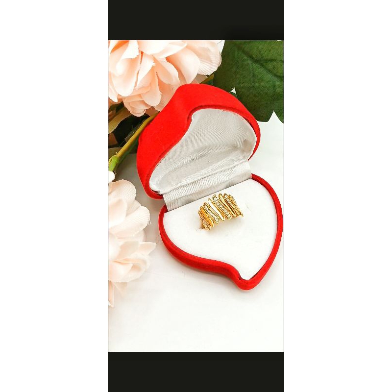 Cincin emas wanita simple