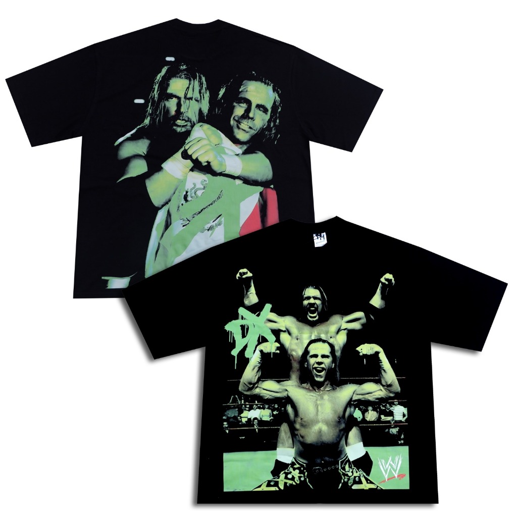 TRIPLE X SHAWN MICHAELS D GENERATION X SMACKDOWN WWE FIGHTING PROFESSIONAL WRESTLER KAOS OVERSIZE TS