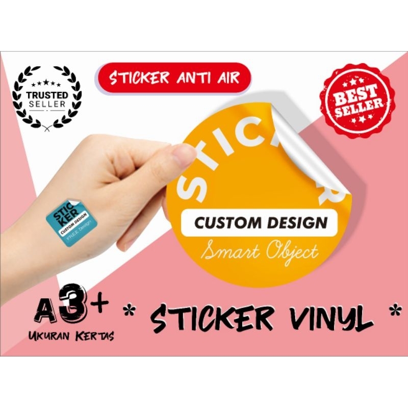 

Sticke Vinyl FREE LAMINASI A3+ Custom