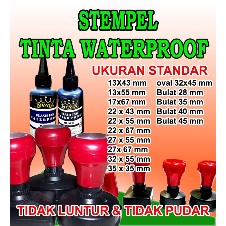 

HJK Stempel, Stempel tinta waterproff, tinta stempel waterproof