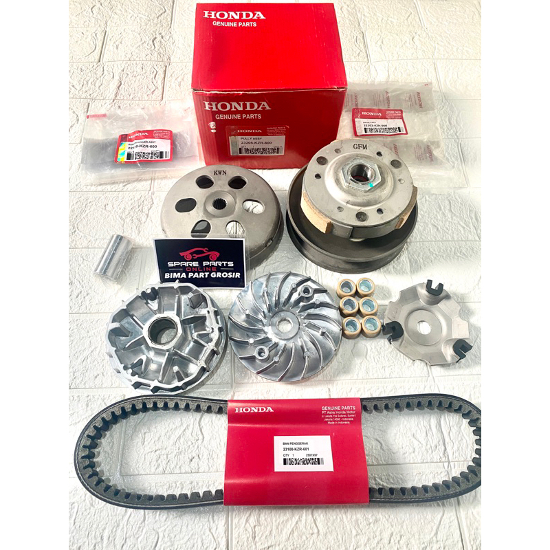 FULL SET PAKET KIRIAN CVT HONDA VARIO 125 LAMA VARIO 125 BOHLAM VARIO 125 NON LED ( KZR )