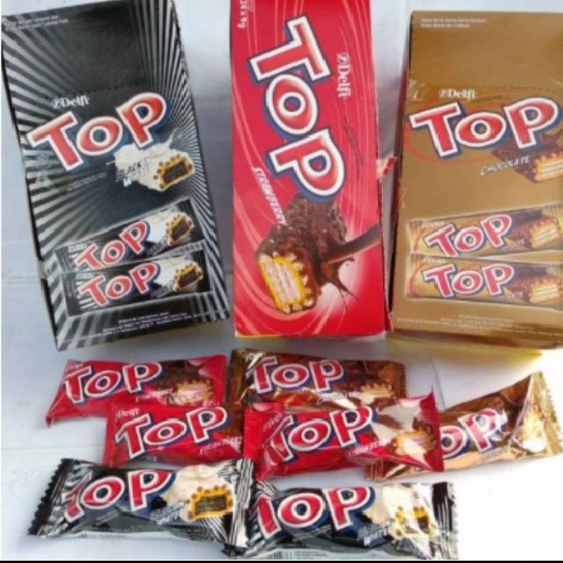 

24PCS Delfi TOP | Delfi Coklat | TOP WAFER DELFI 1pack