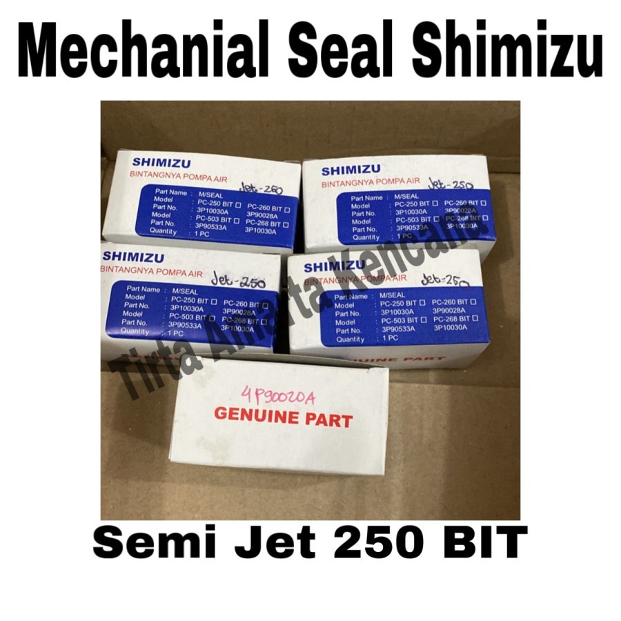 Mechanical Seal Pompa Air Shimizu Semi Jet 250 BIT Original