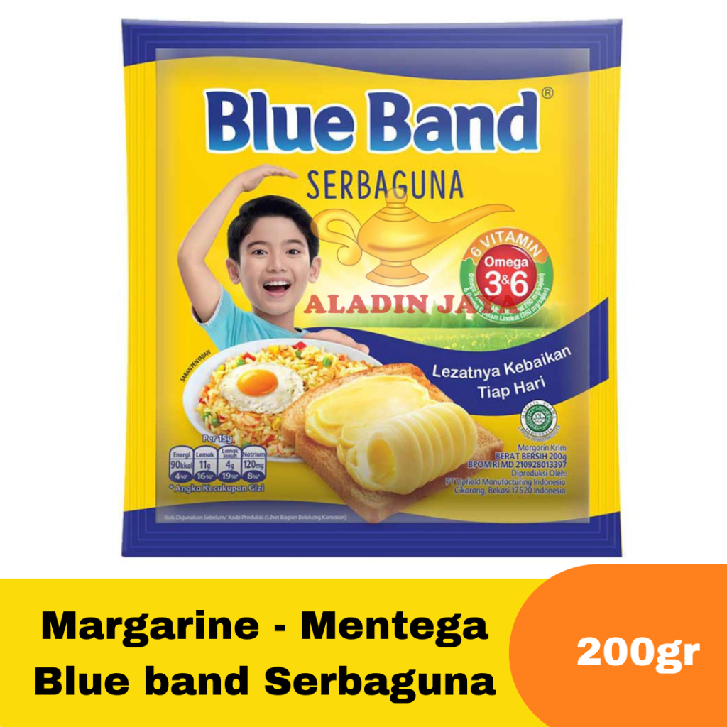 

Margarine / Mentega Blue band Serbaguna 200gr