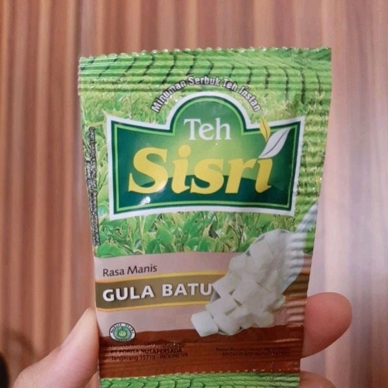 

TEH SISRI GULA BATU KEMASAN SACHET ISI SATU