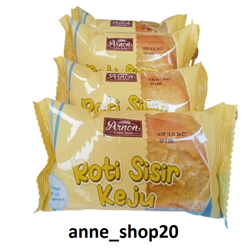 

Roti Sisir Keju Arnon Bakery 35gr