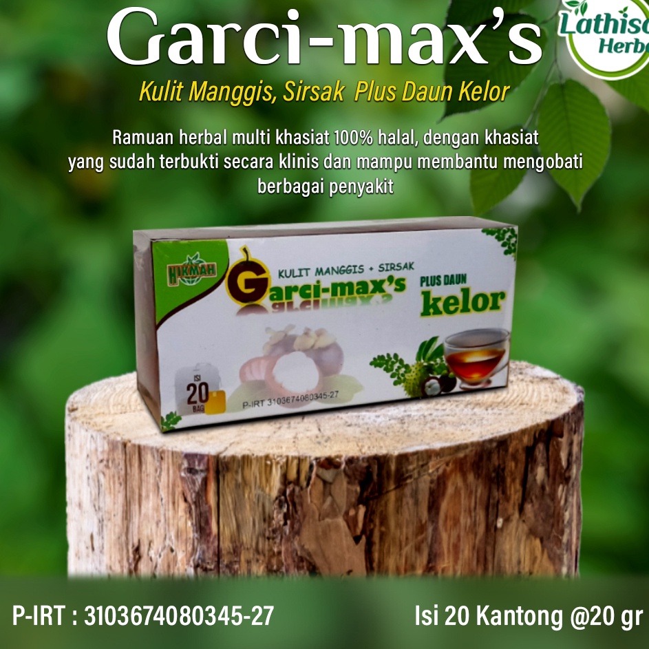 

PROMO SALE Teh celup garcimaxs sirsak manggis plus daun kelor