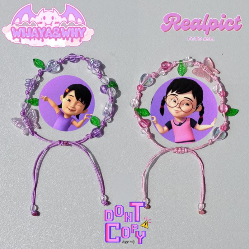 [WH.C1] BUY 1 GET 1 | gelang couple | gelang tali serut | gelang manik tali serut | gelang couple cu