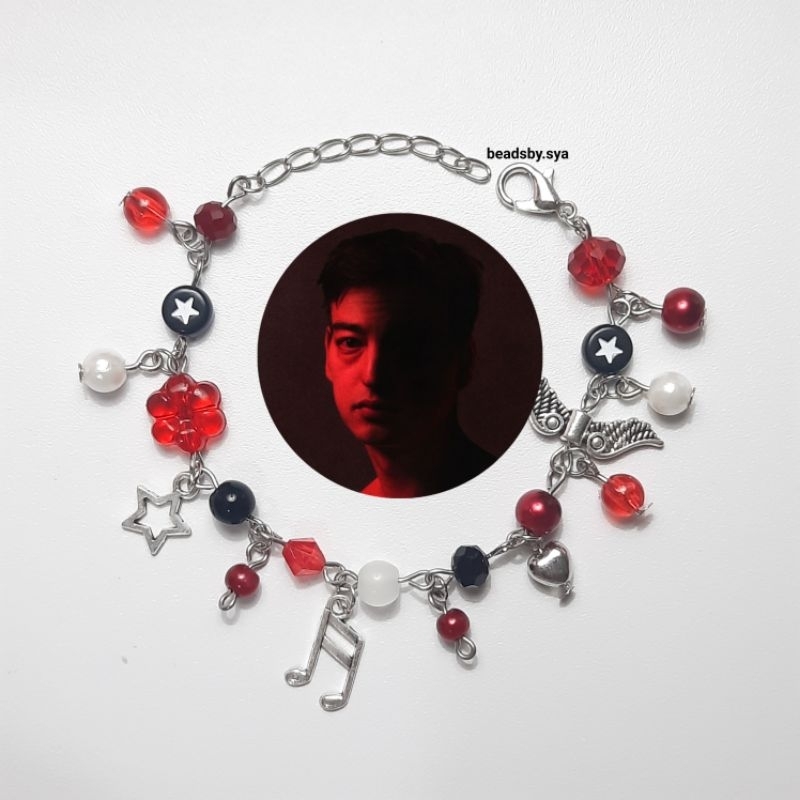 joji album inspired bracelet ೀ⋆｡ gelang manik y2k coquette