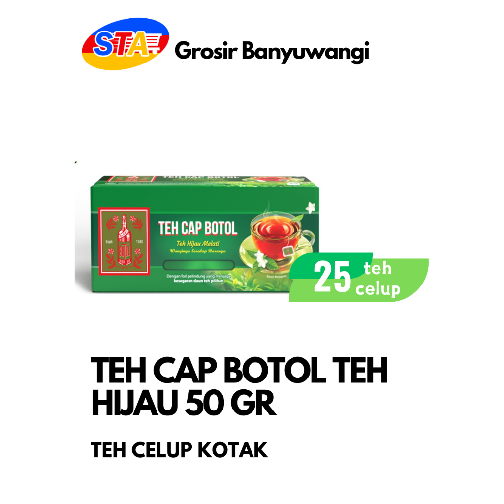 

[JATIM] TEH BOTOL HIJAU 25 BAG | TEH CELUP KANTONG