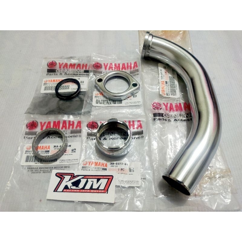 LEHER KNALPOT FULLSET RX KING RXS RXK YT115 ORIGINAL YAMAHA