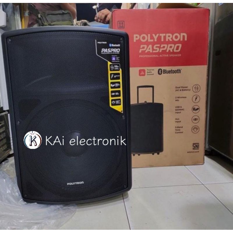 speaker aktif portabel polytron PASPRO15F3