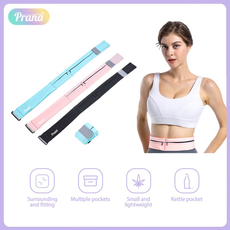 ART C4S PRANA Tas Pinggang Olahraga  Tas Ponsel Lari Maraton Anti Air Anti Debu Berkapasitas Besar D