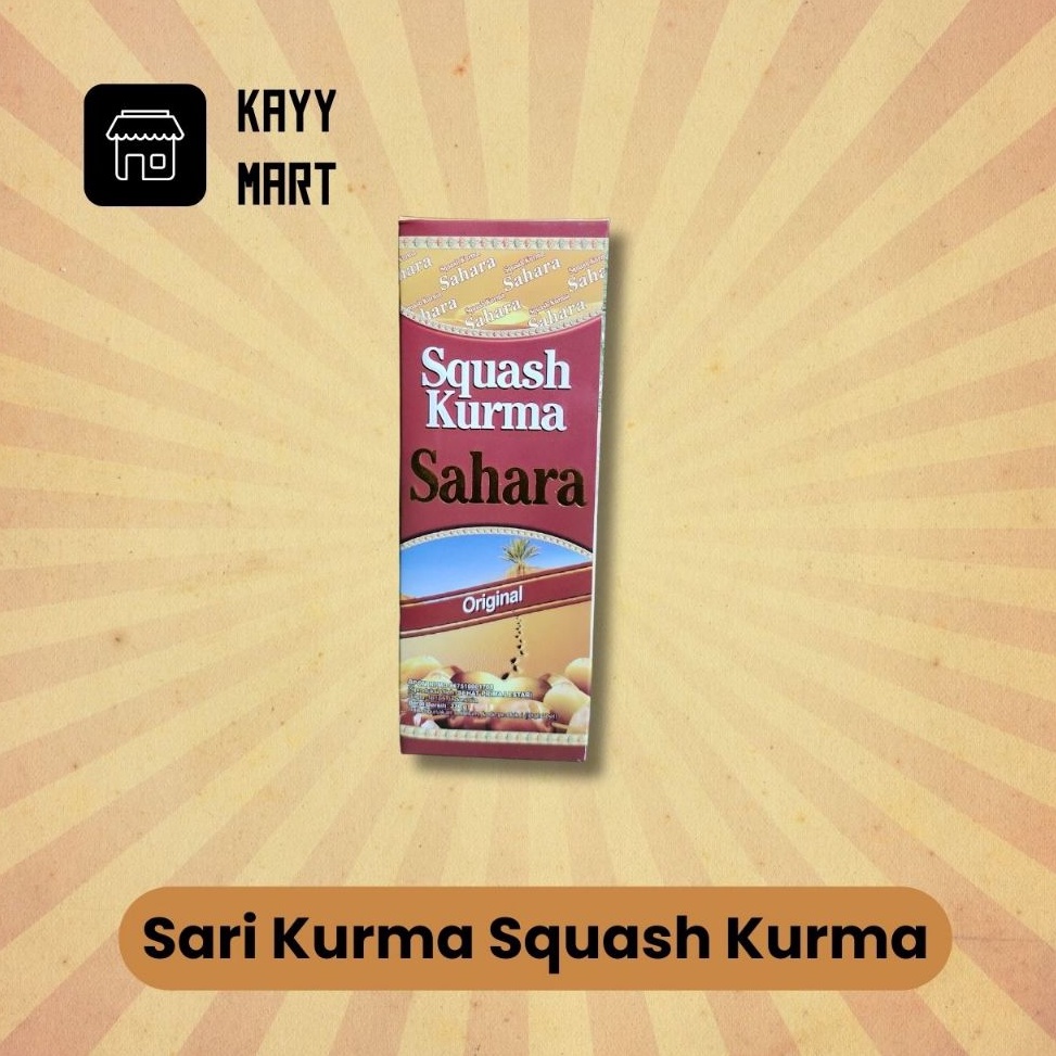 

Disc Xtra Sari Kurma Original SARI KURMA SAHARA SQUASH KURMA SAHARA