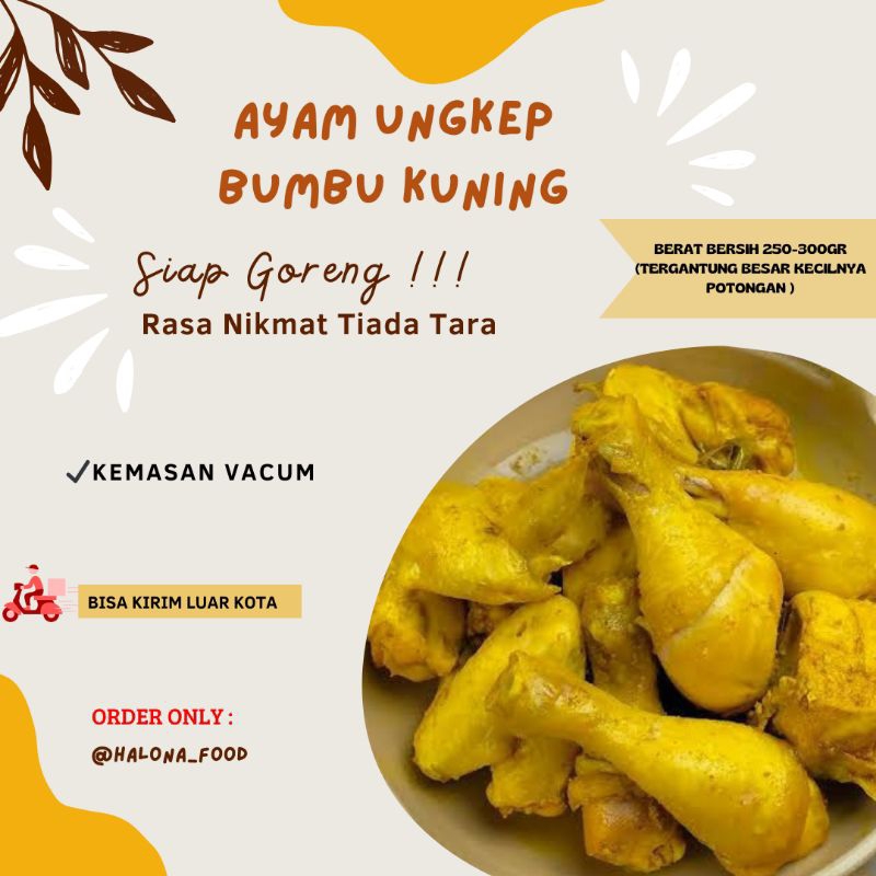 

AYAM UNGKEP BUMBU KUNING | SIAP GORENG