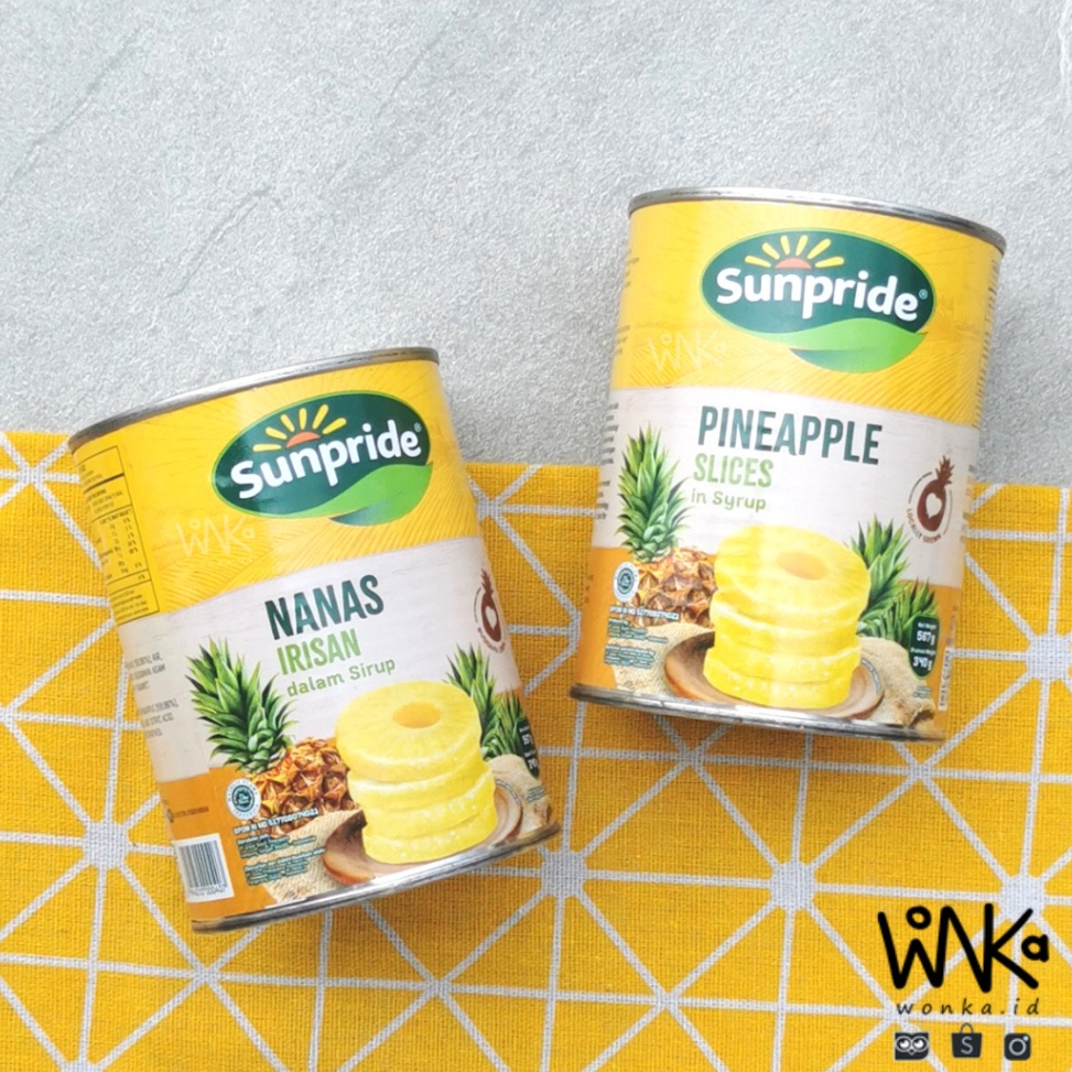 

Murah nampol Sunpride Pineapple Slices In Syrup 567gr Irisan Nanas Kaleng